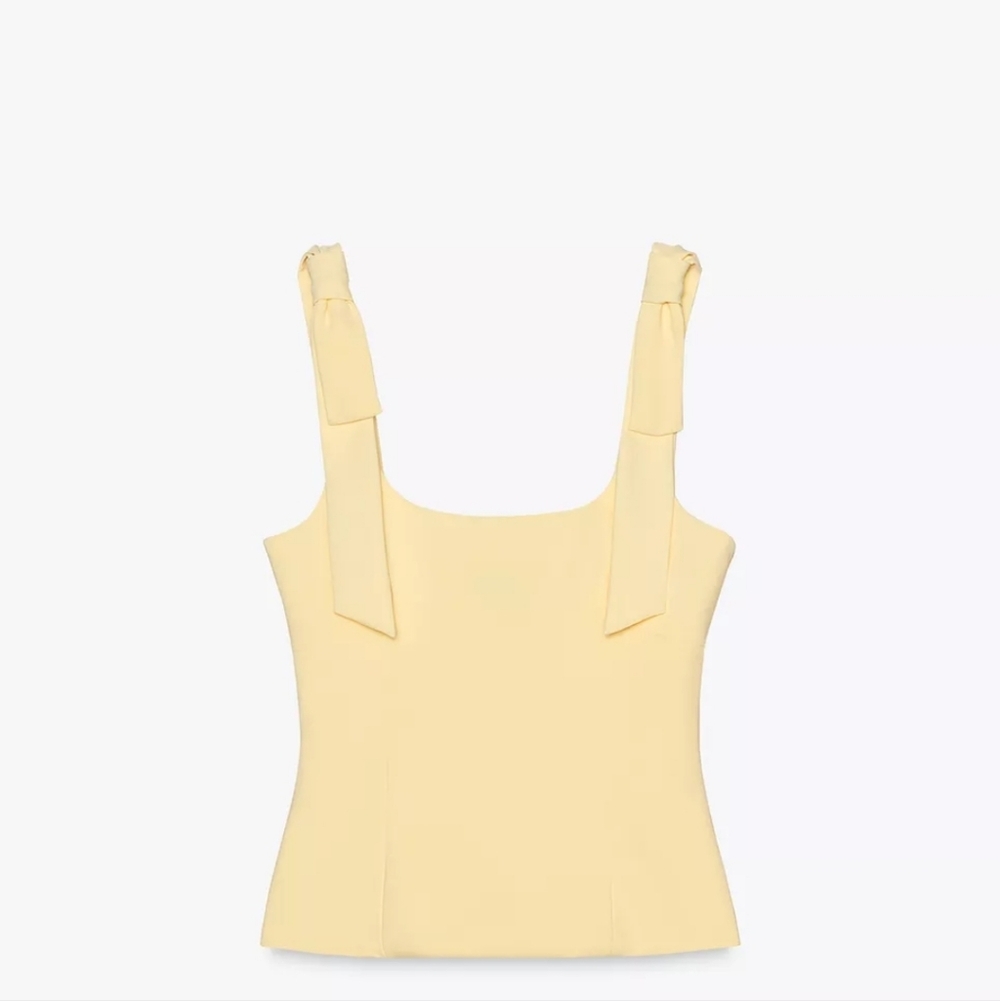 Elegant Cream Sleeveless Top